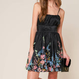 WITH THE TIDE WOVEN MINI DRESS