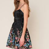 WITH THE TIDE WOVEN MINI DRESS