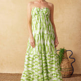 PETALS OF TIME WOVEN MAXI DRESS