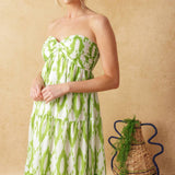 PETALS OF TIME WOVEN MAXI DRESS