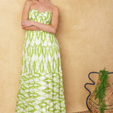 PETALS OF TIME WOVEN MAXI DRESS