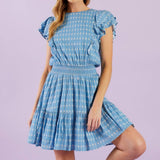COME AS YOU ARE WOVEN MINI DRESS