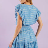 COME AS YOU ARE WOVEN MINI DRESS