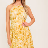 LIVING IN WONDERLAND WOVEN MAXI DRESS