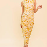 LIVING IN WONDERLAND WOVEN MAXI DRESS