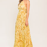 LIVING IN WONDERLAND WOVEN MAXI DRESS