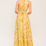 LIVING IN WONDERLAND WOVEN MAXI DRESS