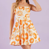 LOVE ME MORE WOVEN MINI DRESS
