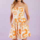 LOVE ME MORE WOVEN MINI DRESS