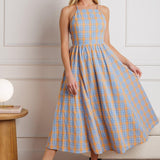 SWEET AS BERRIES WOVEN MIDI DRESS