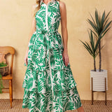 PARK AVENUE WOVEN WOVEN MIDI DRESS