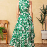 PARK AVENUE WOVEN WOVEN MIDI DRESS