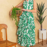 PARK AVENUE WOVEN WOVEN MIDI DRESS