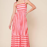 SPEAK NOW WOVEN MIDI DRESS