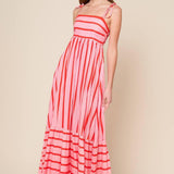 SPEAK NOW WOVEN MIDI DRESS
