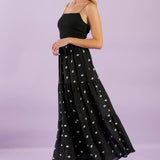 FADE INTO YOU WOVEN MIDI DRESS