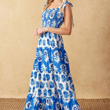 GLAMOUR IN MOTION WOVEN MAXI DRESS