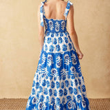 GLAMOUR IN MOTION WOVEN MAXI DRESS