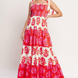 GLAMOUR IN MOTION WOVEN MAXI DRESS