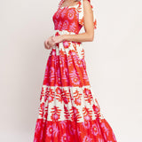 GLAMOUR IN MOTION WOVEN MAXI DRESS