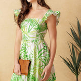 ADORABLE INTENTIONS WOVEN MINI DRESS