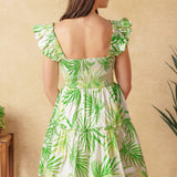 ADORABLE INTENTIONS WOVEN MINI DRESS