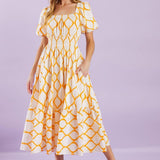 ICONIC SUMMER WOVEN MIDI DRESS