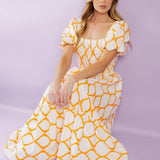 ICONIC SUMMER WOVEN MIDI DRESS