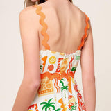 ROAMING AROUND WOVEN MIDI DRESS