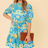 LOVE IN YOUR EYES WOVEN MNI DRESS