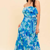 MANHATTAN ROMANCE WOVEN MAXI DRESS