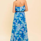 MANHATTAN ROMANCE WOVEN MAXI DRESS