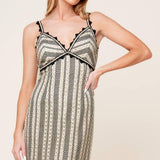 TAKE ME AWAY CROCHET LACE MIDI DRESS