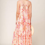 LAUREN SECRET GARDEN WOVEN MAXI DRESS