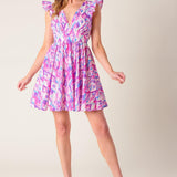 BETTER WITHOUT YOU WOVEN MINI DRESS