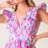 BETTER WITHOUT YOU WOVEN MINI DRESS