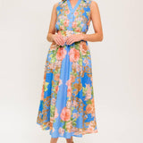 LOST IN A DREAM WOVEN MIDI DRESS