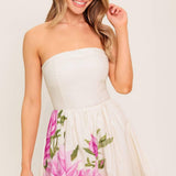 CAUGHT IN THE BREEZE FLORAL WOVEN MAXI DRESS
