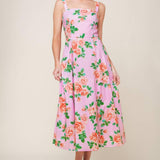 TIME FOR TEAM WOVEN MIDI DRESS