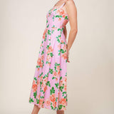 TIME FOR TEAM WOVEN MIDI DRESS