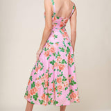 TIME FOR TEAM WOVEN MIDI DRESS