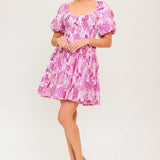 MEADOW RHYTHM WOVEN EYELET MINI DRESS