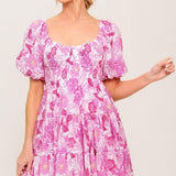 MEADOW RHYTHM WOVEN EYELET MINI DRESS