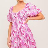 MEADOW RHYTHM WOVEN EYELET MINI DRESS