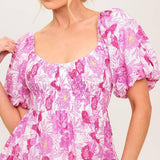 MEADOW RHYTHM WOVEN EYELET MINI DRESS