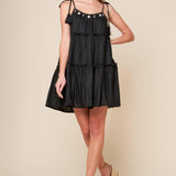 THROUGH THE ARBOR WOVEN MINI DRESS