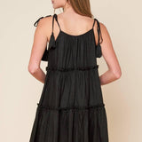 THROUGH THE ARBOR WOVEN MINI DRESS