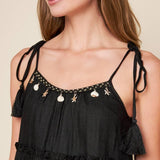 THROUGH THE ARBOR WOVEN MINI DRESS