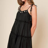 THROUGH THE ARBOR WOVEN MINI DRESS