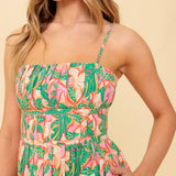 STORYTELLING WOVEN MIDI DRESS